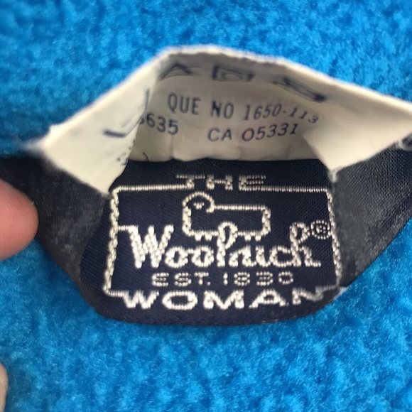 Woolrich Womens Windbreaker Jacket Blue White - Picture 4 of 8